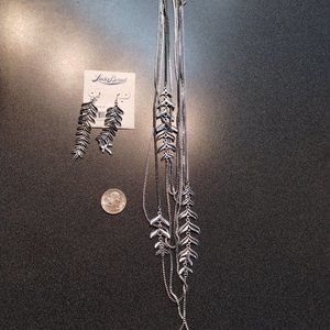 Lucky Brand necklace and earrings
